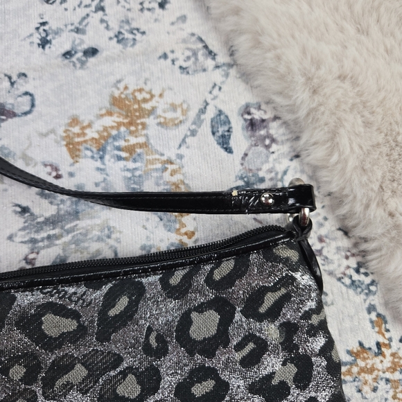 Coach Black and Silver Ocelot Animal Print Bag - Picture 4 of 16